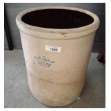 Stoneware Crock with Blue Crown Mark, 16x20in