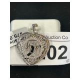 Sterling Silver ï¿½Momï¿½ Heart Pendant