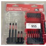 Craftsman 20-Piece Impact-Rated Bit Set