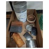 VINTAGE DECOR, BELT BUCKLES, COASTERS, LOCK