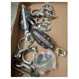 Box Lot of Sailing Hardware and Rigging Gear