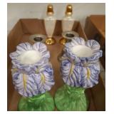 Ceramic, Glass, and Metal Decorative Pieces