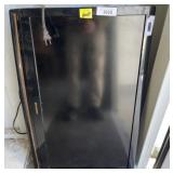 Sylvania Compact Black Mini Fridge with Gold Accen
