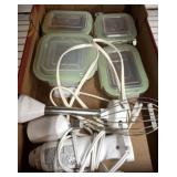 IMMERSION BLENDER AND SNAP LOCK CONTAINERS