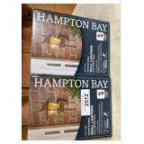 Hampton Bay Medium Wall Lantern, Rustic Bronze