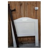 TWIN BED HEADBOARD WITH RAILS