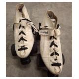 Chicago White Quad Roller Skates, Size 5