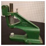 Green Cast-Iron Arbor Press Device