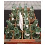 Wooden Coca-Cola Crate with Glass Bottles