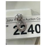 Sterling Silver Horseshoe Pendant