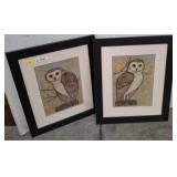 20x24in Owl Prints by Artist ï¿½Wyattï¿½