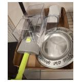 Metal Plate and Mandoline Slicer Set