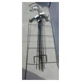 Metal Garden Trellises and Plant Support Stakes