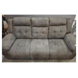 3 CUSHION SOFA WITH DOUBLE RECLINERS
