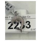 Dolphin Pendant in 925 Sterling Silver
