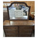 6 DRAWER DRESSER WITH ASHLEY MIRROR