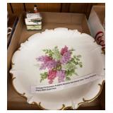Schumann Arzberg Lilac Trim Platter, Bavaria