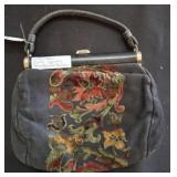 VINTAGE DESIGNER VELVET PURSE