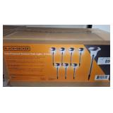 Black+Decker Solar Path Lights, 8-Pack