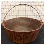 Rustic Cast Iron Dutch Oven with Handle lodge