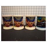4 The Polar Express Warner Bros Ceramic Mugs