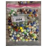 Bag of Assorted Glass Marbles