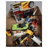 ASSORTED BUILDING BLOCKS, LEGO MARKED ON MOST