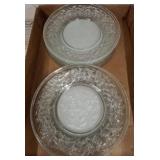 Princess house Clear Glass Plates