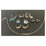 Sterling Jewelry with Gemstones