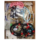 Costume Jewelry in Mixed Box Lot