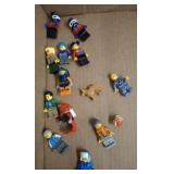 BUILDING BLOCK CHARACTERS, MOST ARE LEGO