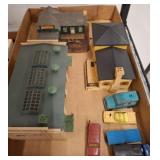 Toy Buildings and Vehicles Lot