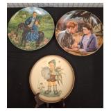 Three Decorative Collector Plates
