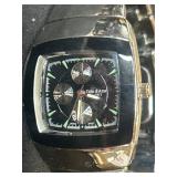 Cï¿½te dï¿½Azur Quartz Stainless Steel Watch with Blac