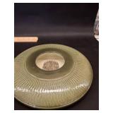 Green Ceramic Flower Frog by Gayle Pritchard