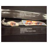 Decorative Knife with Horse-Themed Handle