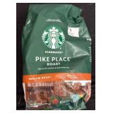 Starbucks Pike Place Medium Roast Whole Bean Coffe