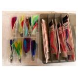 Fishing Lures in Storage Boxes
