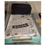 BOX OF ASSORTED DRAWING BOOKS, CRAFTS