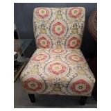 Armless Upholstered Accent Chair