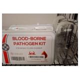 Blood-Borne Pathogen Cleanup Kit and Glass Domes