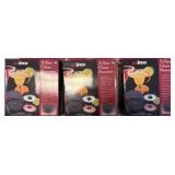 Winco 3-Tier Glass Rimmers, Lot of 3