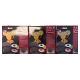 Winco 3-Tier Glass Rimmers, Set of 3