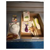 Kitchen Tools Including Hamburger Press