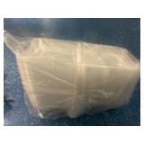 Bulk Pack of Disposable Plastic Food Containers