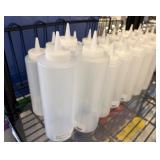 Clear Plastic Squeeze Bottles, Assorted Sizes
