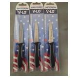 3 Dexter V-Lo Paring Knives, 3 1/2ï¿½ï¿½