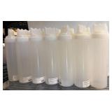 Clear Dual-Way Squeeze Bottles, 24 oz