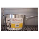 Winco Tapered Aluminum Fryer Pan, 7 Qt