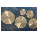 Aluminum Pot Lids, 5 Pieces